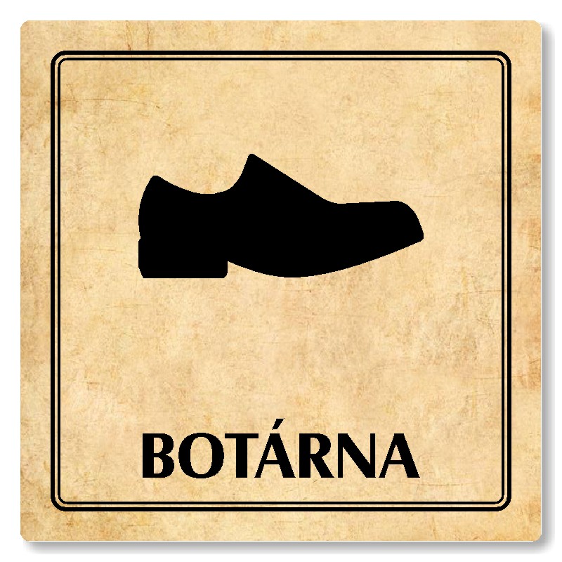 Botárna, 80x80mm, pergamen, Utah